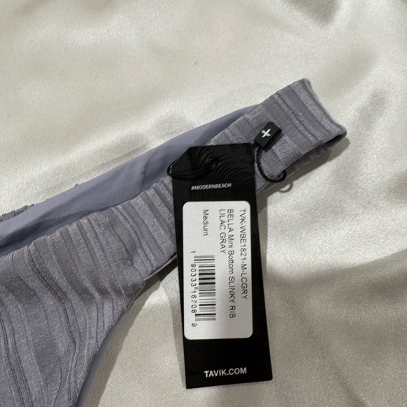 LAST PRICE๐๐ค TAVIK Bella mini bottom slinky rib lilac gray ๐ค - Picture 7 of 8